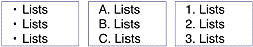 Lists